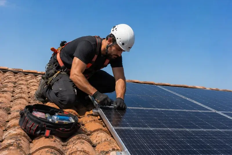 Maintenance et monitoring de panneaux solaires à Saint-Jouan-des-Guérets