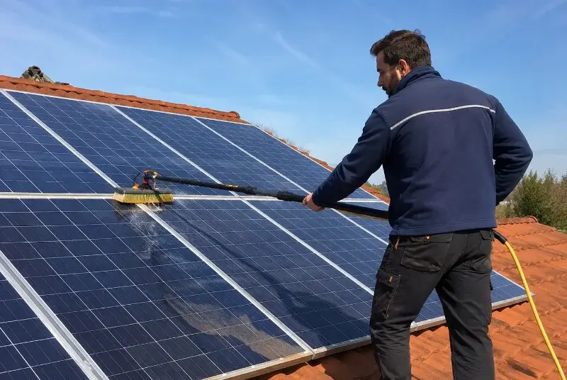 Nettoyage et entretien de panneaux solaires à Saint-Jouan-des-Guérets